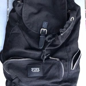 Small PINK drawstring backpack